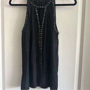 Ramy Brook Black Studded Women's Top